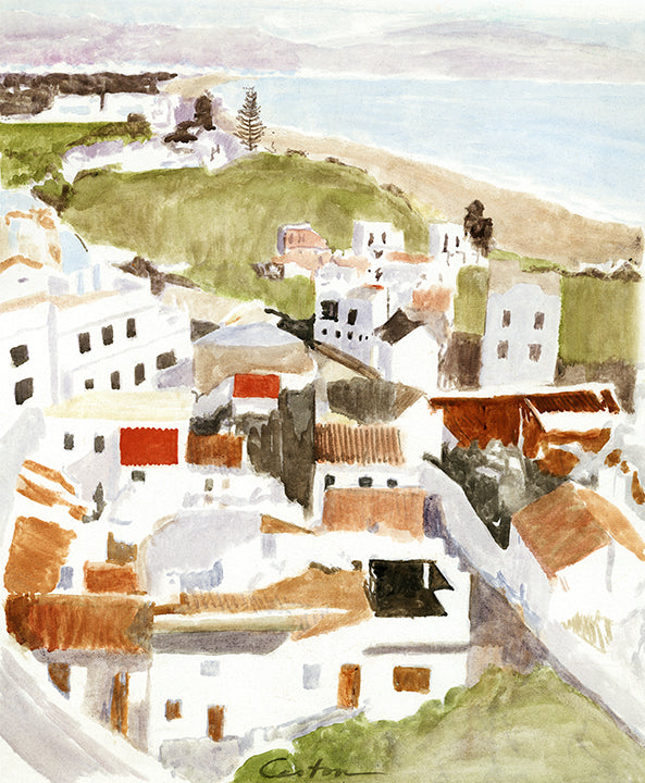 Bajondillo from the Cuesta del Tajo #4, Canvas Fine Art Print 21 x 25.5 in