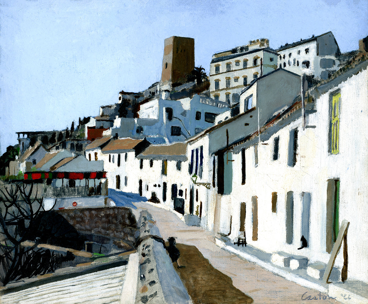 Calle Bajondillo antes Pension, Canvas Fine Art Print 15 x 18 in