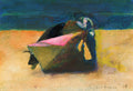 Corrida #7, Canvas Fine Art Print 7 x 10.3 in