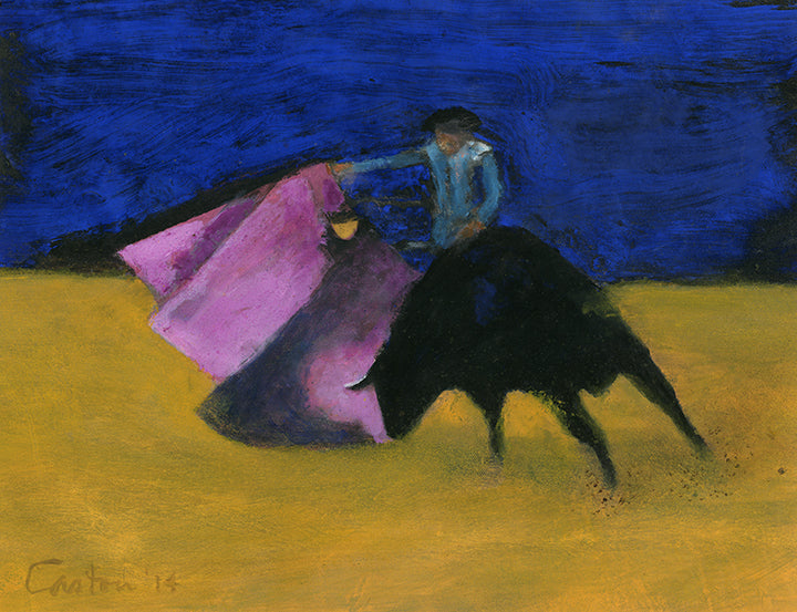 Corrida #8, Paper Fine Art Print 13.5 x 17.5 in