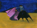 Corrida #8, Canvas Fine Art Print 13.5 x 17.5 in