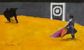 Corrida #1, Paper Fine Art Print 6.6 x 11 in