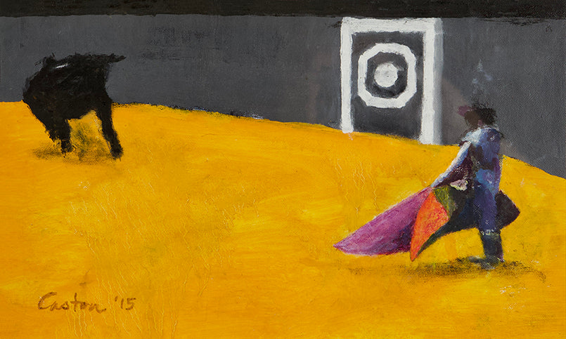 Corrida #1, Paper Fine Art Print 6.6 x 11 in