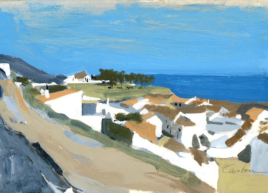 Un Barrio, Paper Fine Art Print 9 x 12.75 in