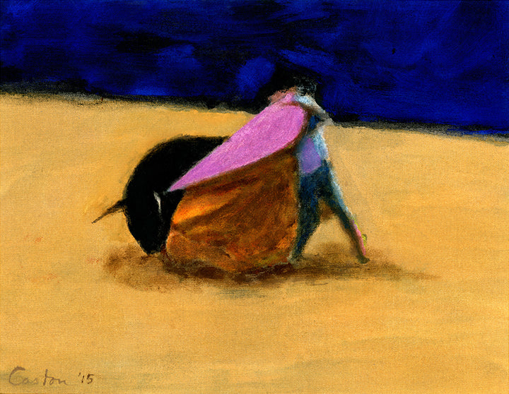 Corrida #9, Canvas Fine Art Print 13.5 x 17.5 in